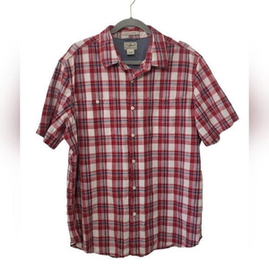 Men's L.L.Bean Short Sleeve Button-down Shirt‎